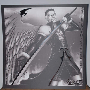 Sephiroth Foil Art Print - Signed-Shao Dow - The DiY Gang Store-