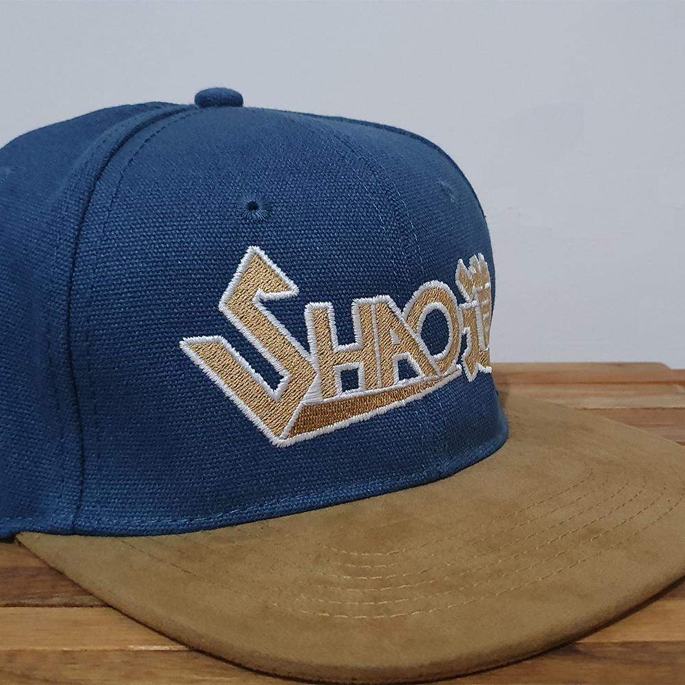 Shao道 Denim & Suede Peak SnapBack-Shao Dow - The DiY Gang Store-