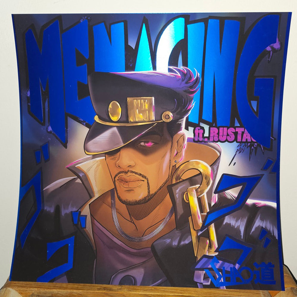 Menacing Foil Art Print - Signed