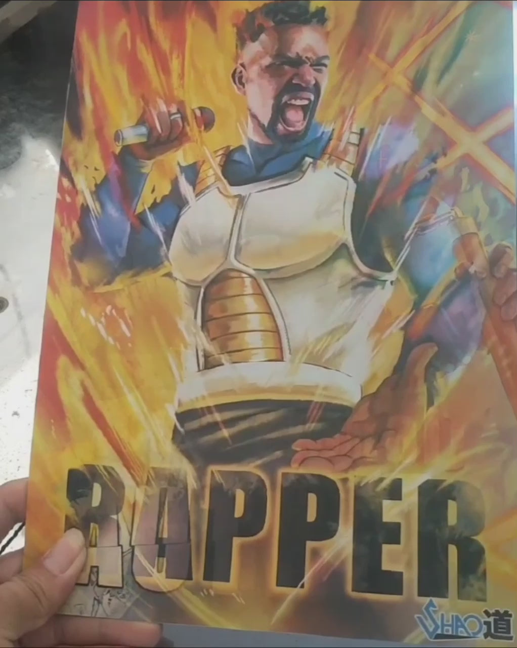 Three Dimensions Moving Art Print