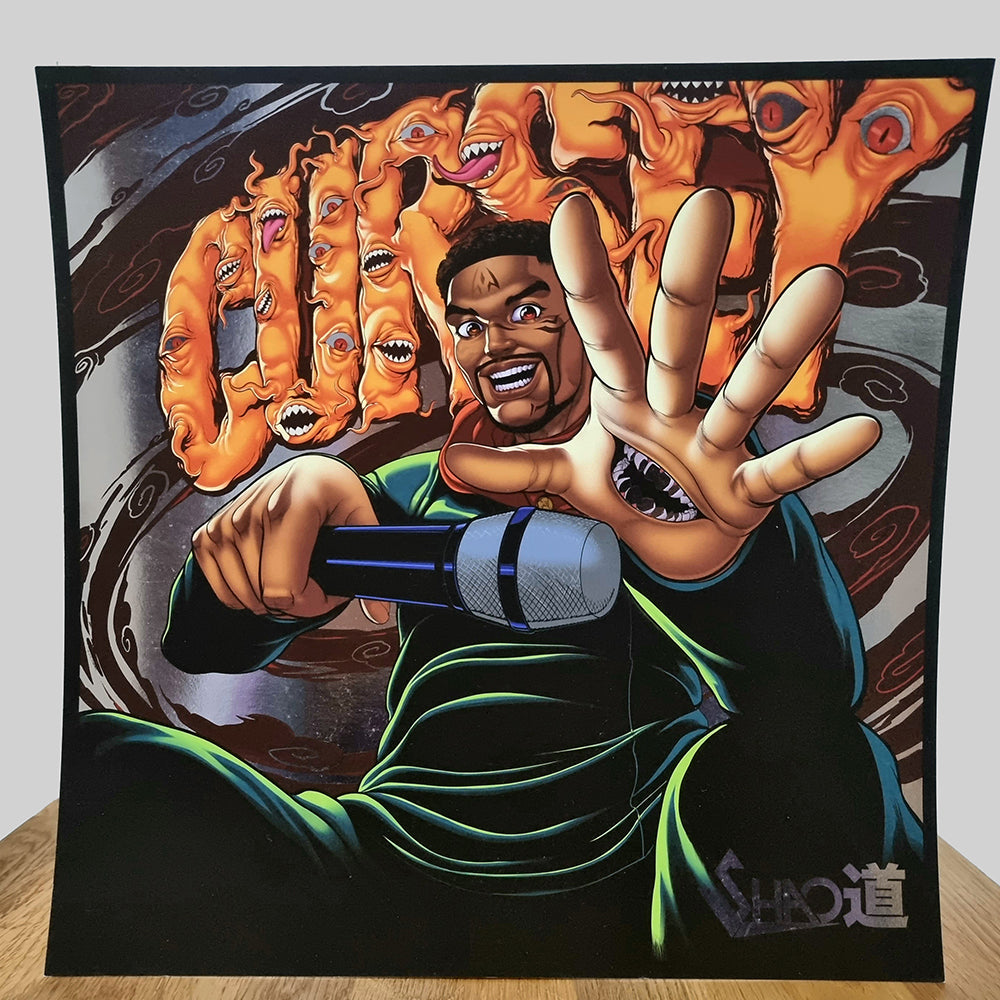 Cursey Foil Art Print - Signed