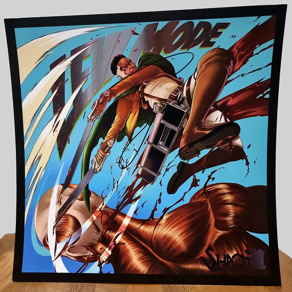 Levi Mode Foil Art Print - Signed-Shao Dow - The DiY Gang Store-