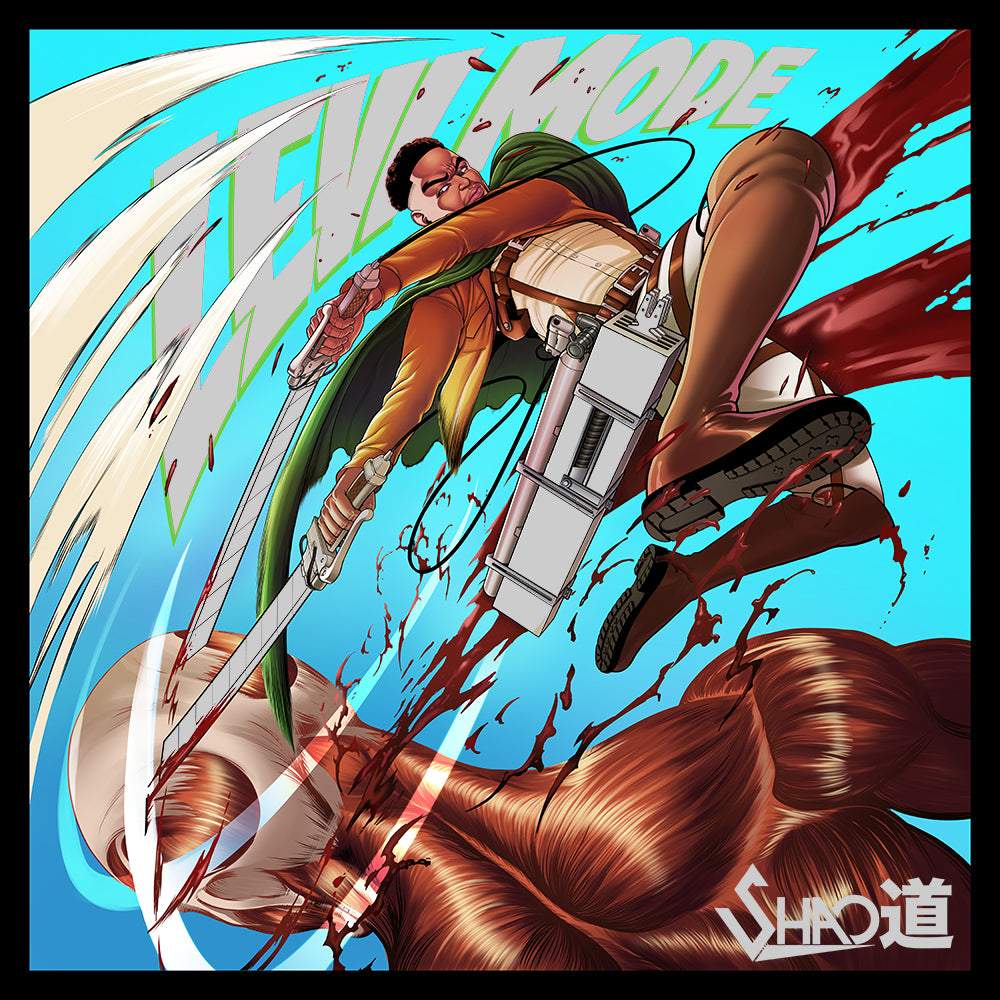 Levi Mode Foil Art Print - Signed-Shao Dow - The DiY Gang Store-