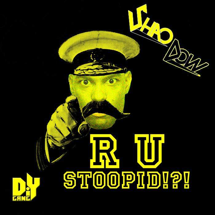 R U Stoopid!?! Single-Shao Dow - The DiY Gang Store-DiY Gang,R U Stoopid,R U Stoopid Single,R U Stoopid T Shirt,R U Stoopid The Single,Shadow,ShaoDow,Shaowdow,shoadow,Single