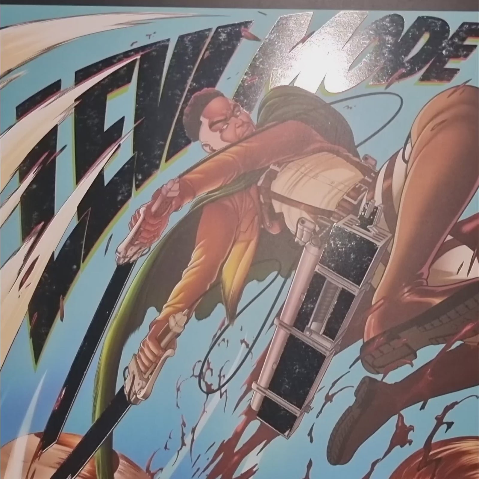 Levi Mode Foil Art Print - Signed